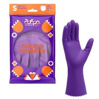 Рукавички господарські Добра Господарочка Латексні Колекція Вибійка Розмір S (4820086523707)