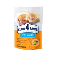 Сухий корм для кішок Club 4 Paws Преміум з лососем для кошенят 300 г (4820269144743)
