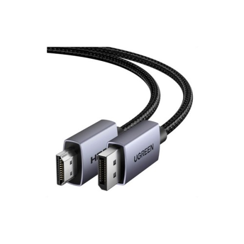 Кабель мультимедійний DisplayPort M to HDMI M 2.0m V2.0 4K30Hz DP125 black Ugreen (35842)
