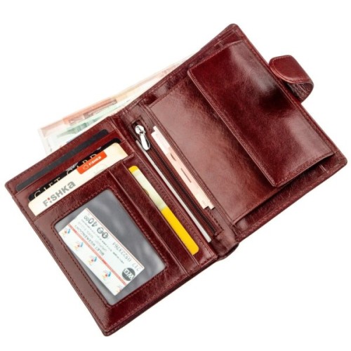 Гаманець Boston Шкіряний Коричневий (18818)