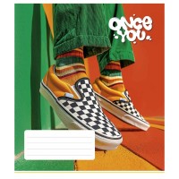 Зошит Школярик Once You 48 аркушів клітинка (048-3604K)