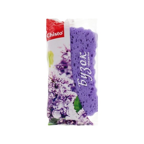 Губка для купання Chisto Поролонова Бузок (4820164150467)