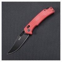 Ніж SRM Retriever 9203-AK, Red Micarta, Black Stonewash (9203-MR2)