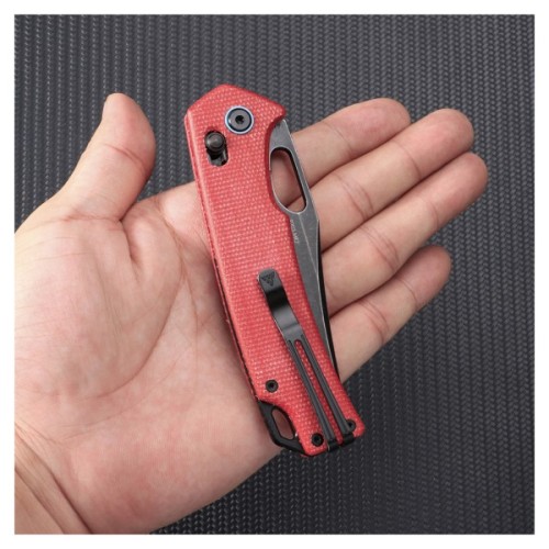 Ніж SRM Retriever 9203-AK, Red Micarta, Black Stonewash (9203-MR2)
