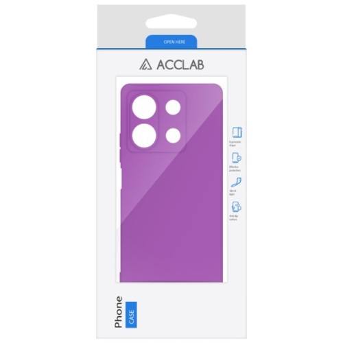 Чохол до мобільного телефона ACCLAB Silicone Case Xiaomi Redmi Note 13 5G Purple (1283126602856)