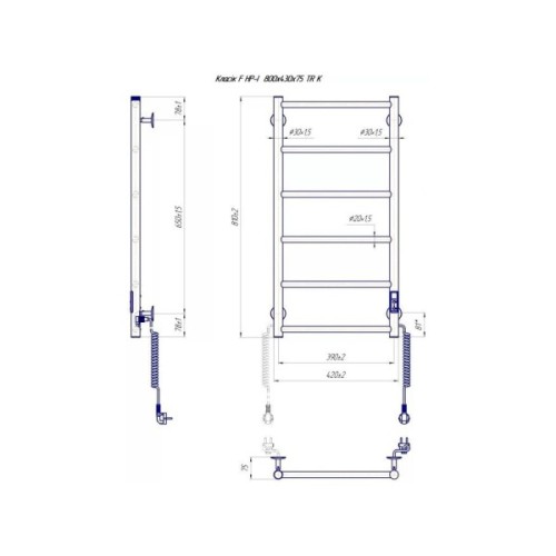 Сушарка для рушників MARIO 2.3.0702.10.BM
