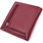 Гаманець ST Leather З натуральної шкіри Бордовий (19467)