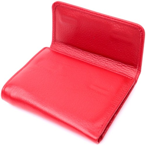 Гаманець ST Leather З натуральної шкіри Червоний (19482)