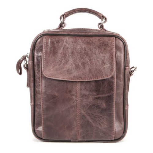 Сумка Shvigel Шкіряна Коричнева (00874)