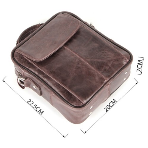 Сумка Shvigel Шкіряна Коричнева (00874)