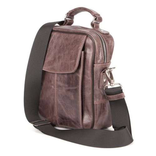 Сумка Shvigel Шкіряна Коричнева (00874)