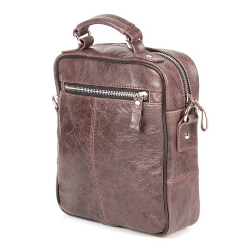 Сумка Shvigel Шкіряна Коричнева (00874)