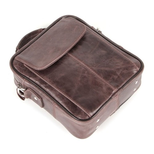 Сумка Shvigel Шкіряна Коричнева (00874)