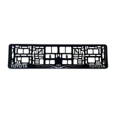 Рамка номерного знака Poputchik Toyota (24-117-IS)