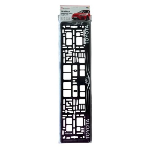 Рамка номерного знака Poputchik Toyota (24-117-IS)