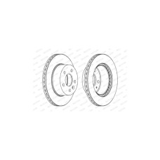 Гальмівний диск FERODO DDF860