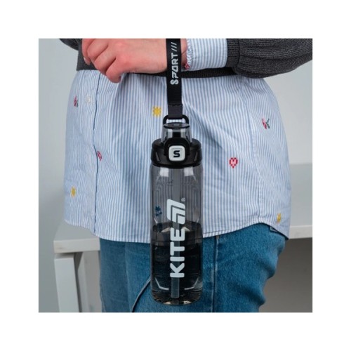 Поїльник-непроливайка Kite 800 мл, чорна (K25-1211-1)