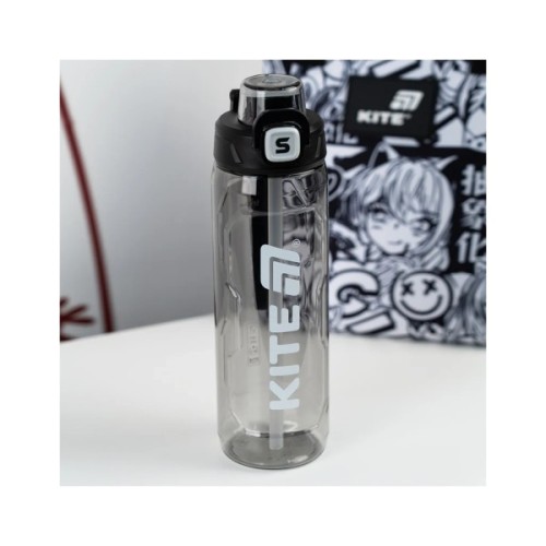 Поїльник-непроливайка Kite 800 мл, чорна (K25-1211-1)