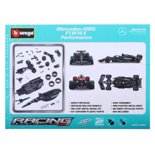 Конструктор Bburago Mercedes-AMG F1 W14 Performance 124 (18-28510)