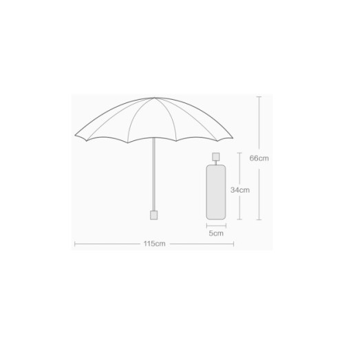 Парасоля Xiaomi RunMi Super Portable Automatic Umbrella Black (6941413204217)