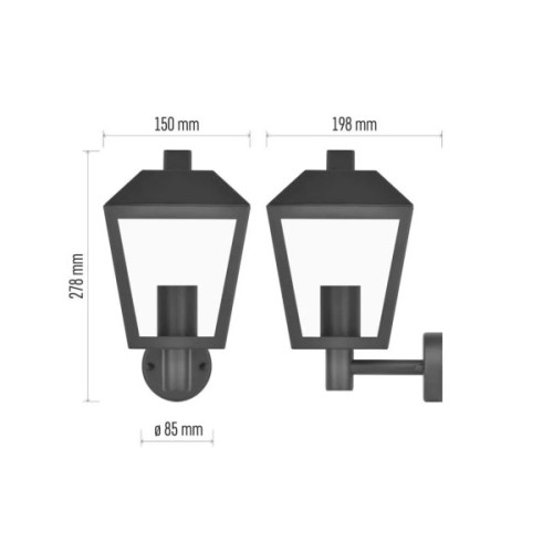 Світильник EMOS E27 15 Вт IP44 (ZGB010P)