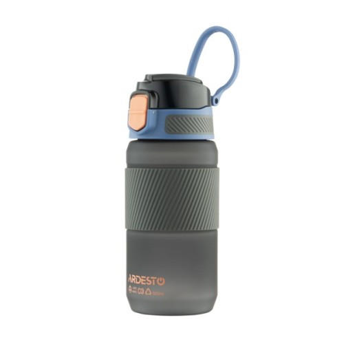 Пляшка для води Ardesto Spring 600мл чорний (AR2260SB)