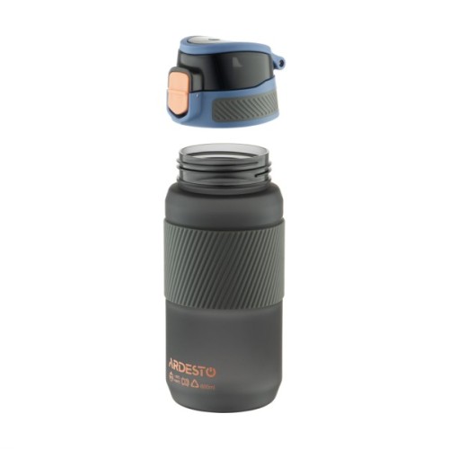 Пляшка для води Ardesto Spring 600мл чорний (AR2260SB)