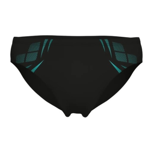 Плавки Arena Poseidonia Swim Briefs 009075-508 чорний, бірюзовий 85 (3468337622031)