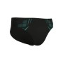 Плавки Arena Poseidonia Swim Briefs 009075-508 чорний, бірюзовий 85 (3468337622031)
