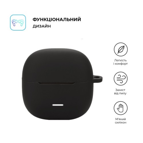 Чохол для навушників Armorstandart Hang Case For Xiaomi Redmi Buds 6 Lite Black (ARM81086)