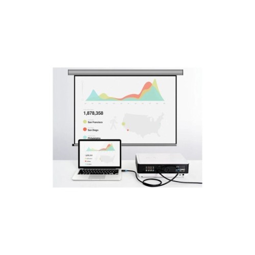 Кабель мультимедійний HDMI M to HDMI M 0.75m V2.0 4K60Hz black Vention (AACBE)