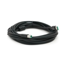 Кабель для принтера USB 2.0 AM/BM 5.0m ferrite black VEGGIEG (V-U207)