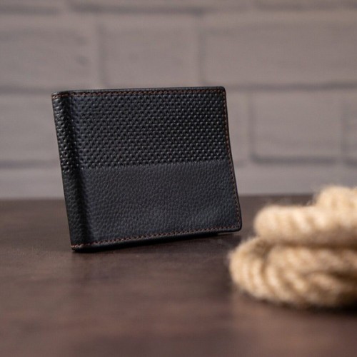 Гаманець Vintage Шкіряний Чорний (14452)