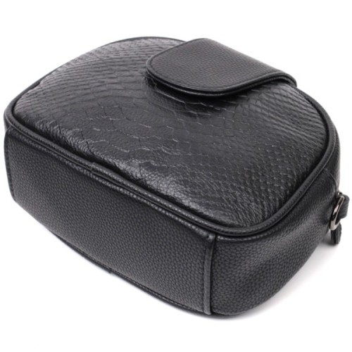 Сумка Vintage З натуральної шкіри Чорна (22354)