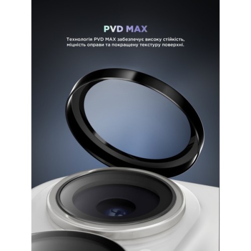 Скло захисне Armorstandart for Camera Supreme BI iPhone 16e Black (ARM84426)