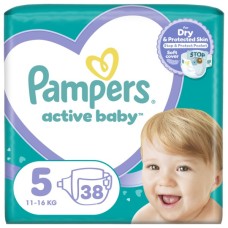 Підгузки Pampers Active Baby Junior Размер 5 (11-16 кг) 38 шт (8006540207796)