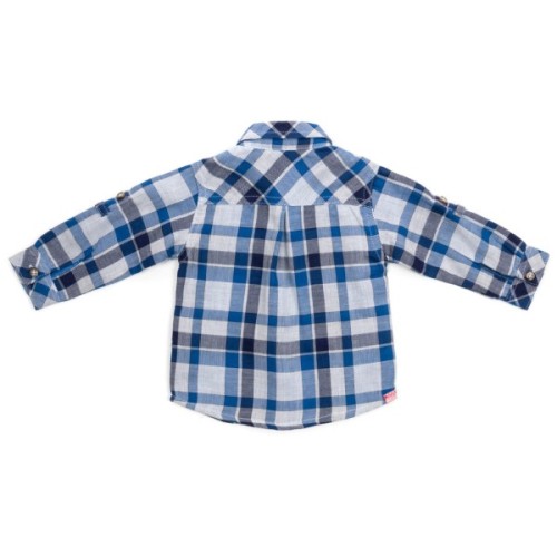 Сорочка дитяча Aziz у клітинку (19088-68B-blue)