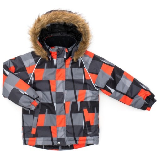 Комплект верхнього одягу дитячий Huppa WINTER 41480030-1 чорний з принтом/чорний 116 (4741468835181)