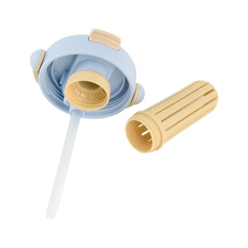 Пляшка для води Kite 700 мл бежево-блакитний (K25-1230-1)