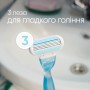 Набір косметики Gillette Станок для гоління Venus Smooth + 2 змінних леза + Гель для гоління Satin Care Алое Вера 75 мл (8700216077217)