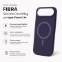 Чохол до мобільного телефона BeCover FIBRA Silicone OmniMag Apple iPhone Air Dark Purple (716206)