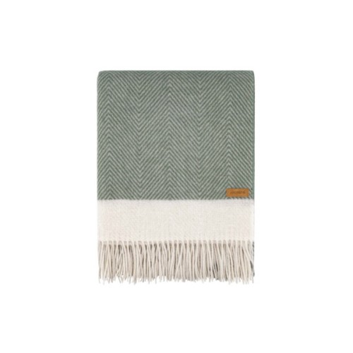 Плед Ardesto Leonardo Bianco 100% вовна 140x200 см зелений (ART0504LB)