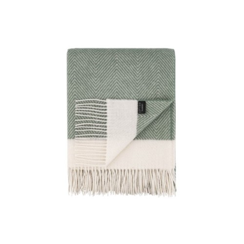 Плед Ardesto Leonardo Bianco 100% вовна 140x200 см зелений (ART0504LB)