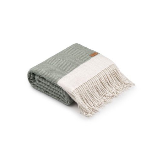 Плед Ardesto Leonardo Bianco 100% вовна 140x200 см зелений (ART0504LB)