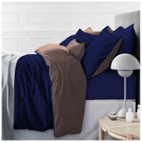 Постільна білизна MirSon King Size Сатин Premium 0211+4052 Azure 220х240 (2200001169623)