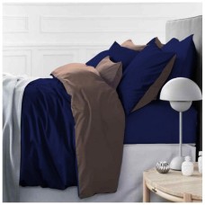 Постільна білизна MirSon King Size Сатин Premium 0211+4052 Azure 220х240 (2200001169623)