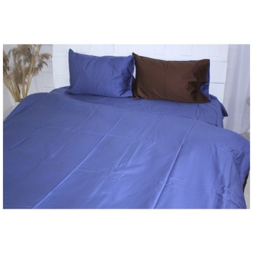 Постільна білизна MirSon King Size Сатин Premium 0211+4052 Azure 220х240 (2200001169623)