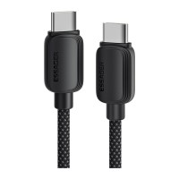 Дата кабель USB-C to USB-C 3.0m 100W black Essager (EXCTT1-WLC01-P)
