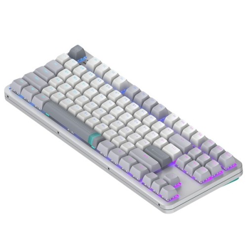 Клавіатура Dark Project ALU87 Daylight ABS RGB Mech G3MS Zircon White/Grey (DPKB_DAYLIGHT_87_ANSI_UA)
