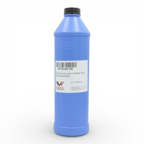 Тонер Brother TN-420/630/660/1035/1075/2075/2120/2135/2235 700г Welldo (WDTB2240-700)